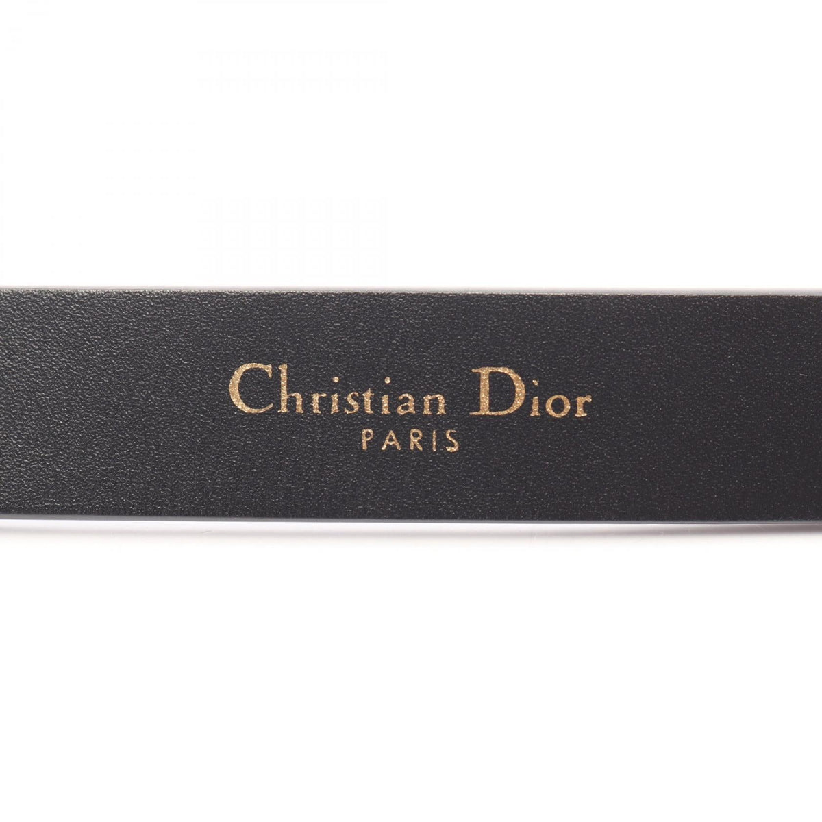 Dior CD Logo Buckle · Leather Belt