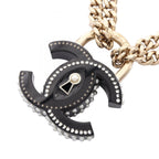 Chanel CC Padlock · Pearl Double Choker