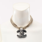 Chanel CC Padlock · Pearl Double Choker