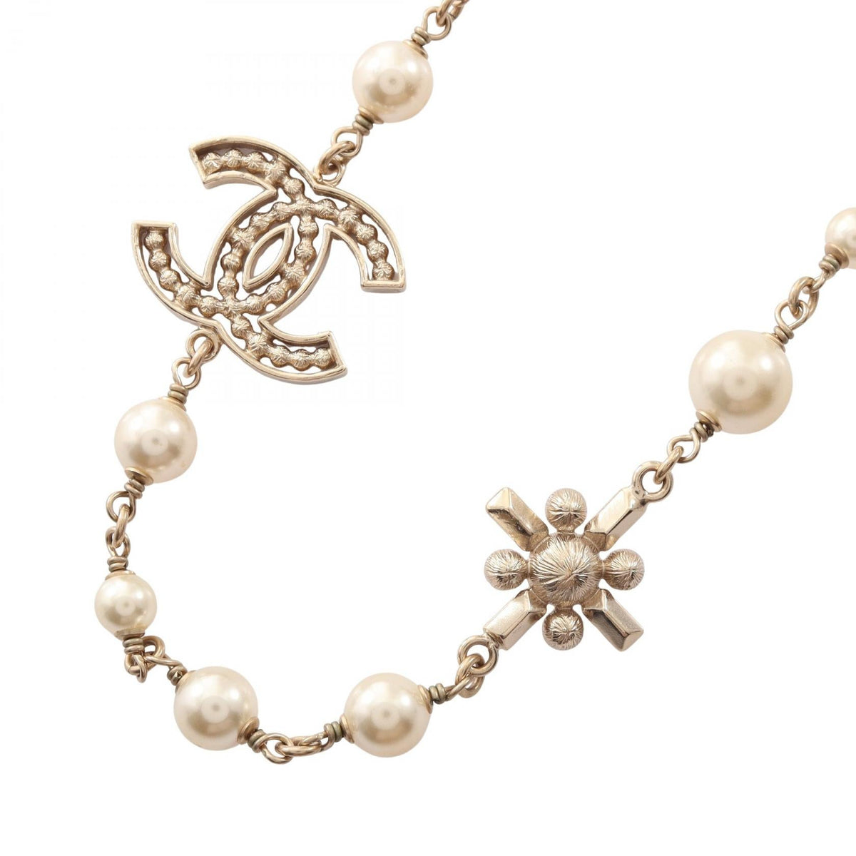 Chanel COCO · Pearl & Rhinestone Necklace