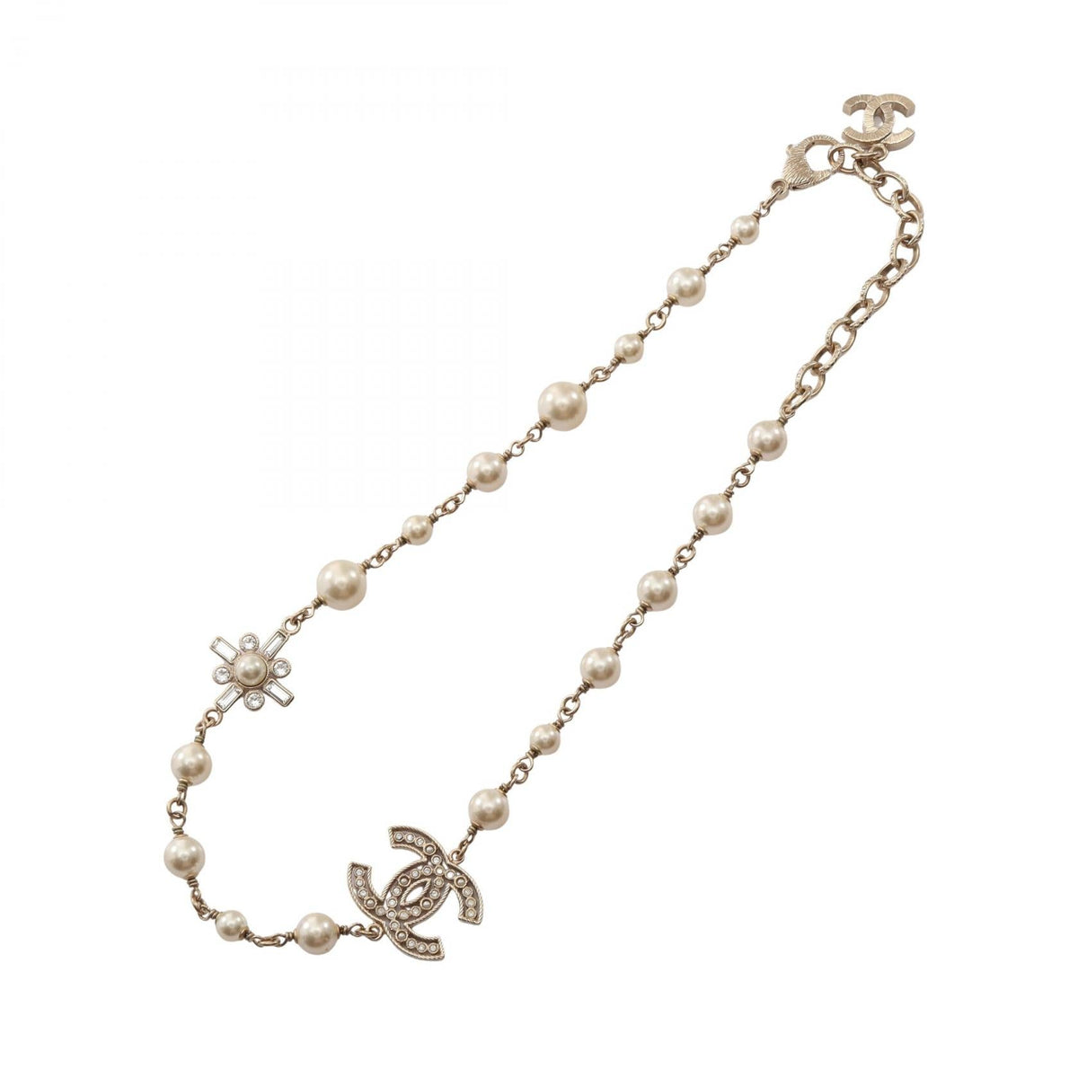 Chanel COCO · Pearl & Rhinestone Necklace