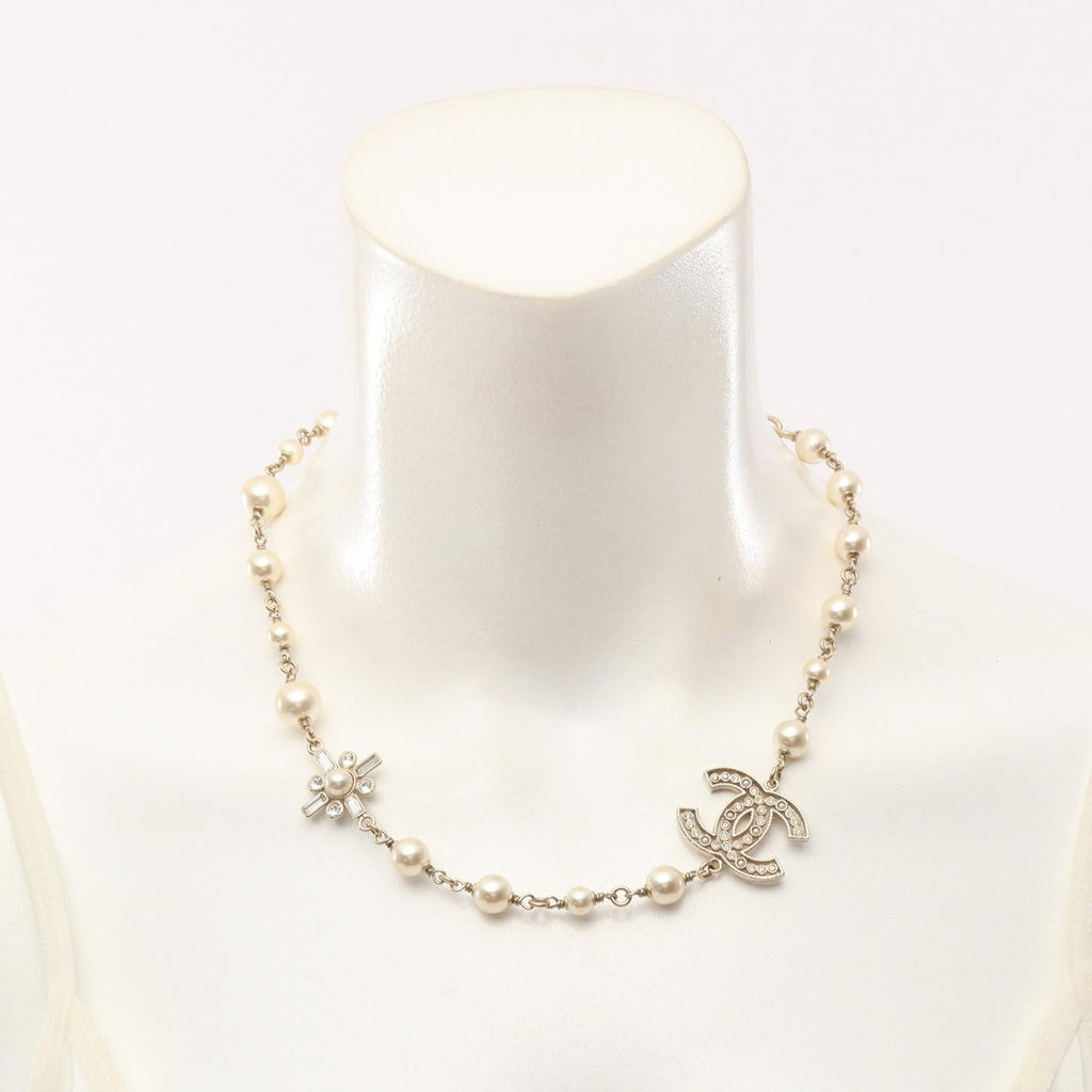 Chanel COCO · Pearl & Rhinestone Necklace