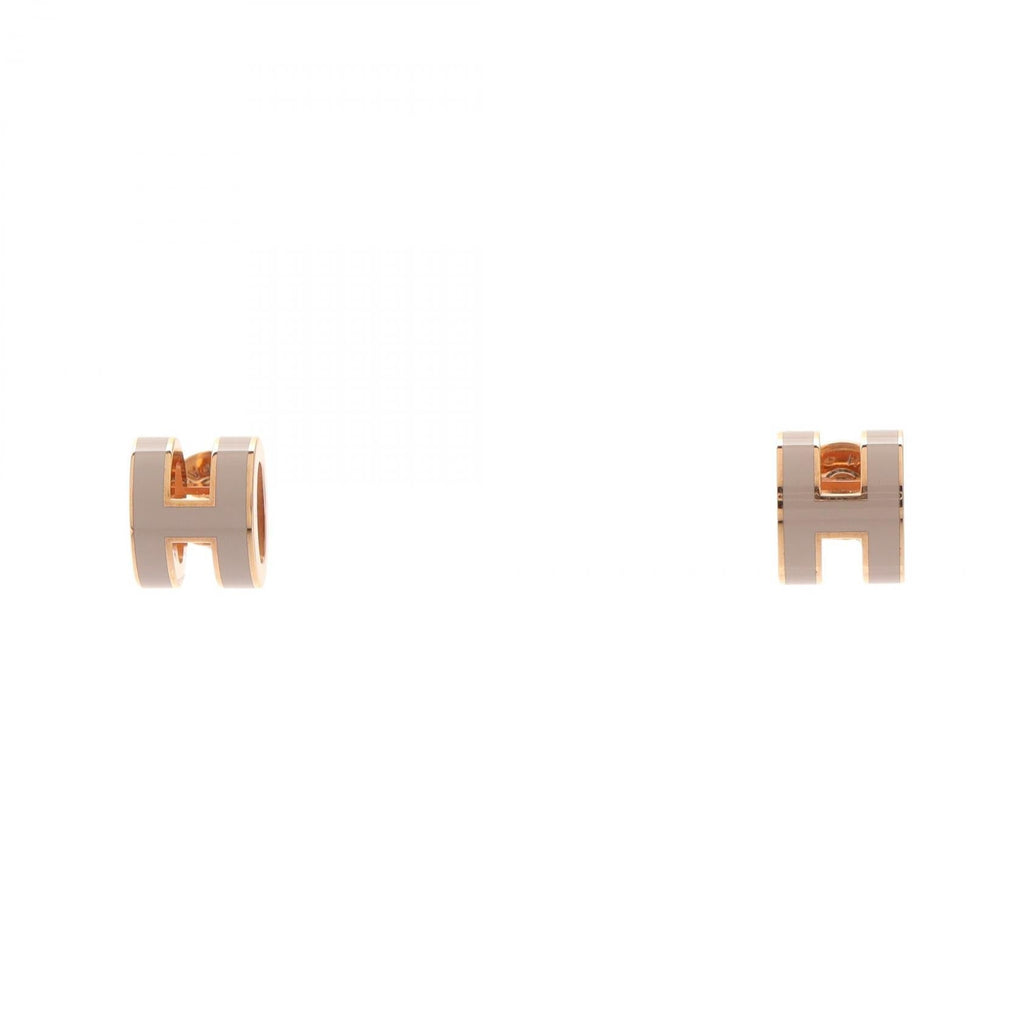 Hermès Mini Pop H · Gold Plated Earrings