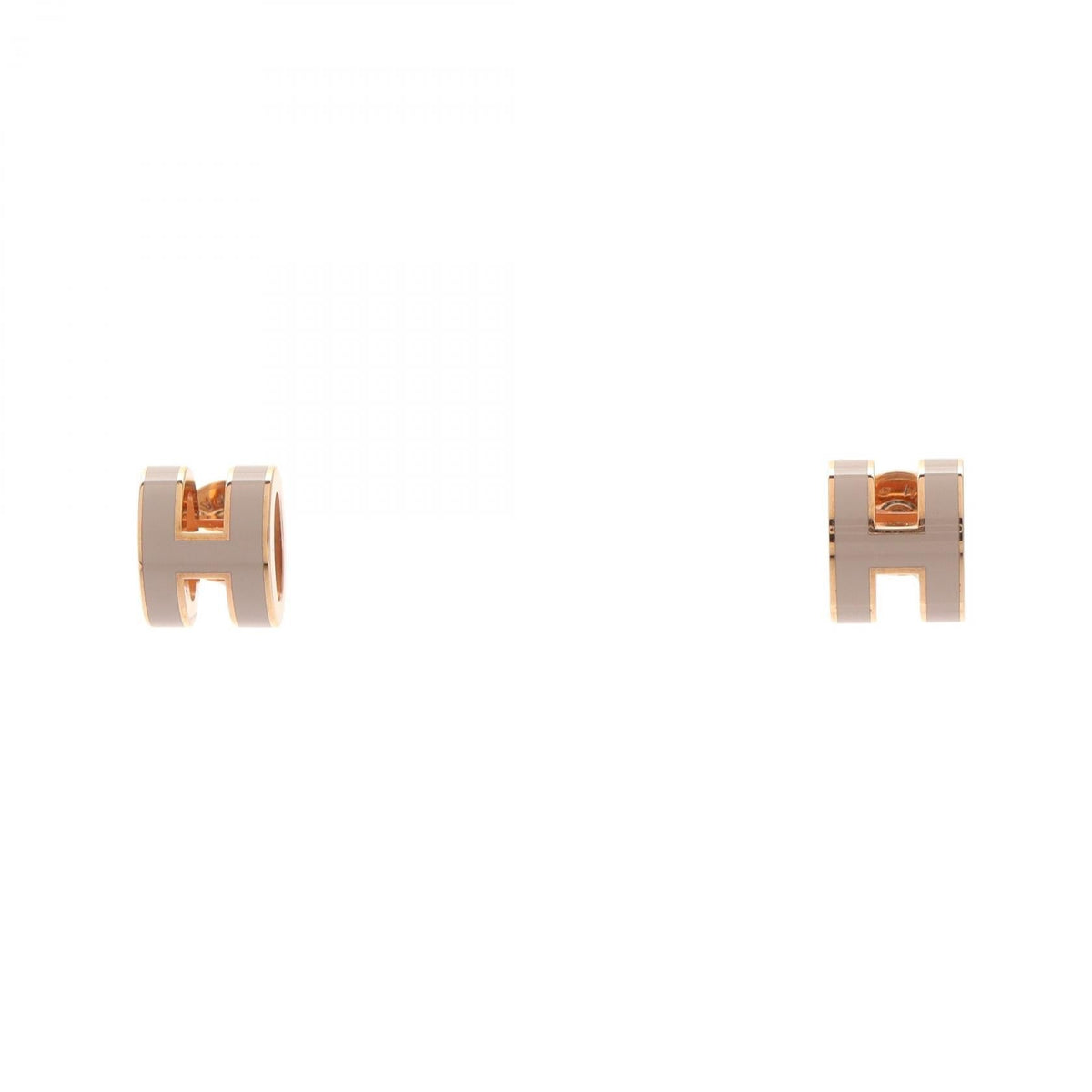 Hermès Mini Pop H · Gold Plated Earrings