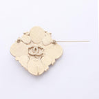 CHANEL COCO · Square Brooch · Pearl Crystal