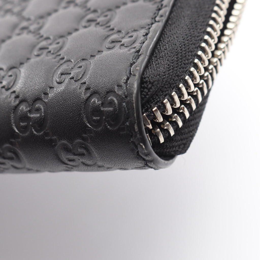 GUCCI Micro Guccissima · Zip Around Wallet