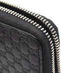 GUCCI Micro Guccissima · Zip Around Wallet
