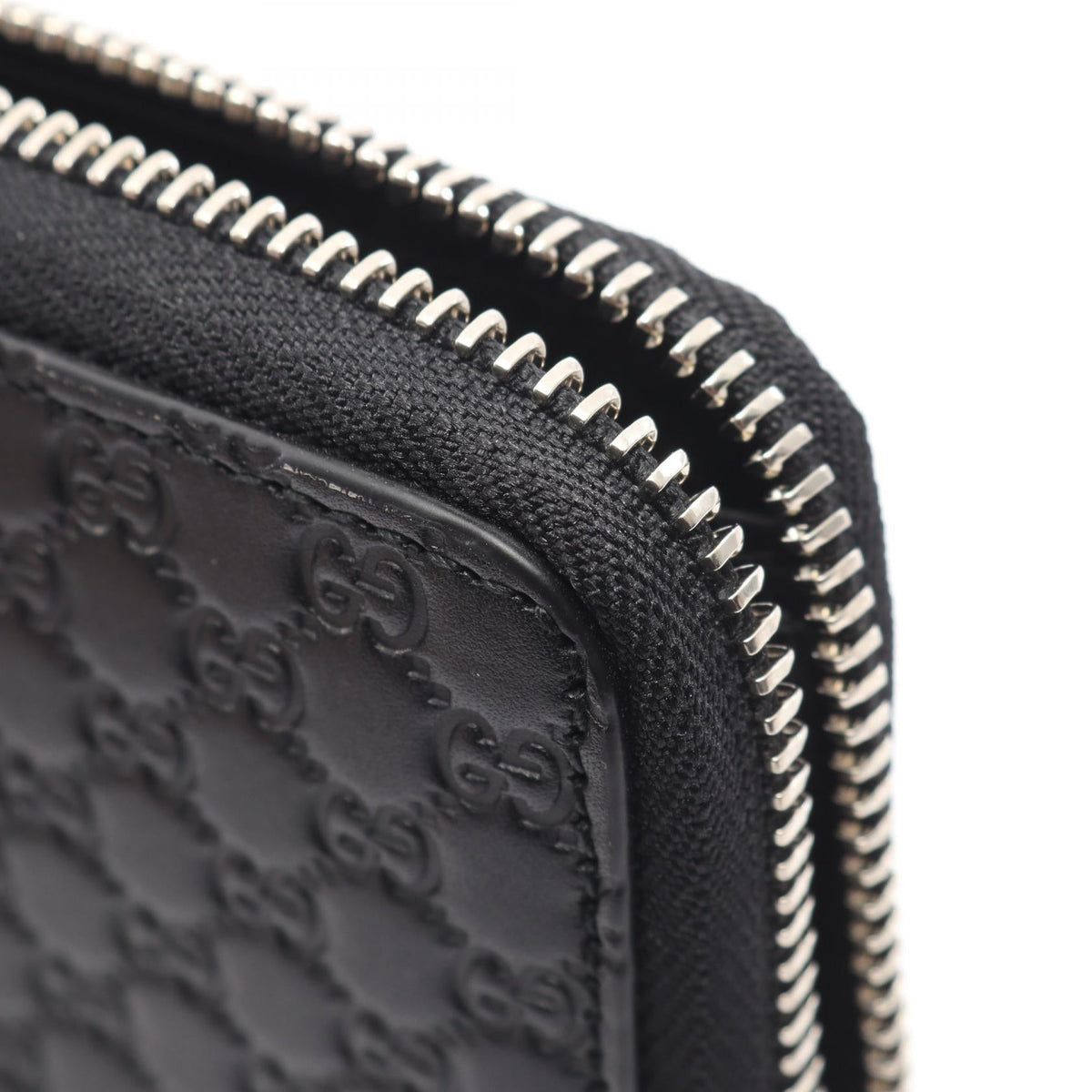 GUCCI Micro Guccissima · Zip Around Wallet