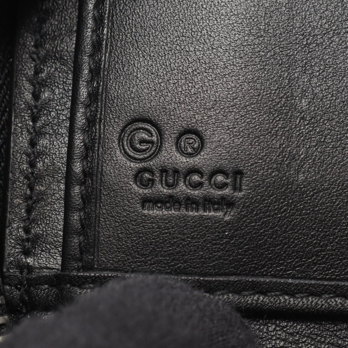 GUCCI Micro Guccissima · Zip Around Wallet