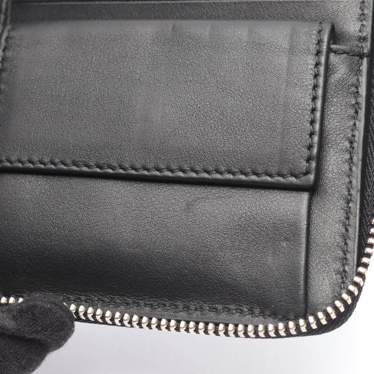 GUCCI Micro Guccissima · Zip Around Wallet