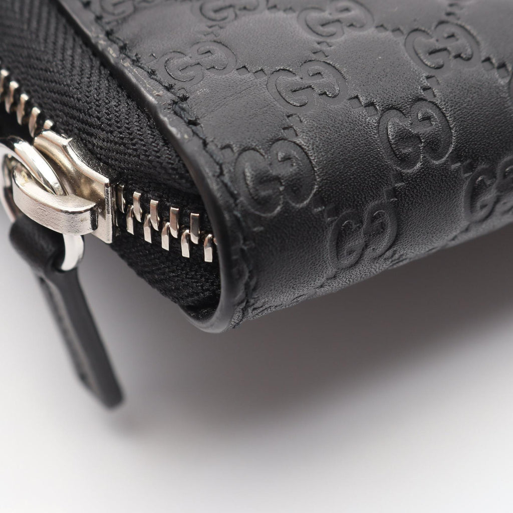 GUCCI Micro Guccissima · Zip Around Wallet
