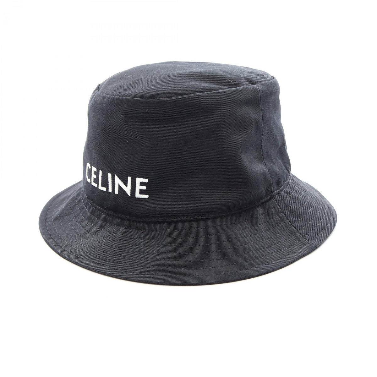 Celine Logo Embroidery Bucket Hat · Cotton
