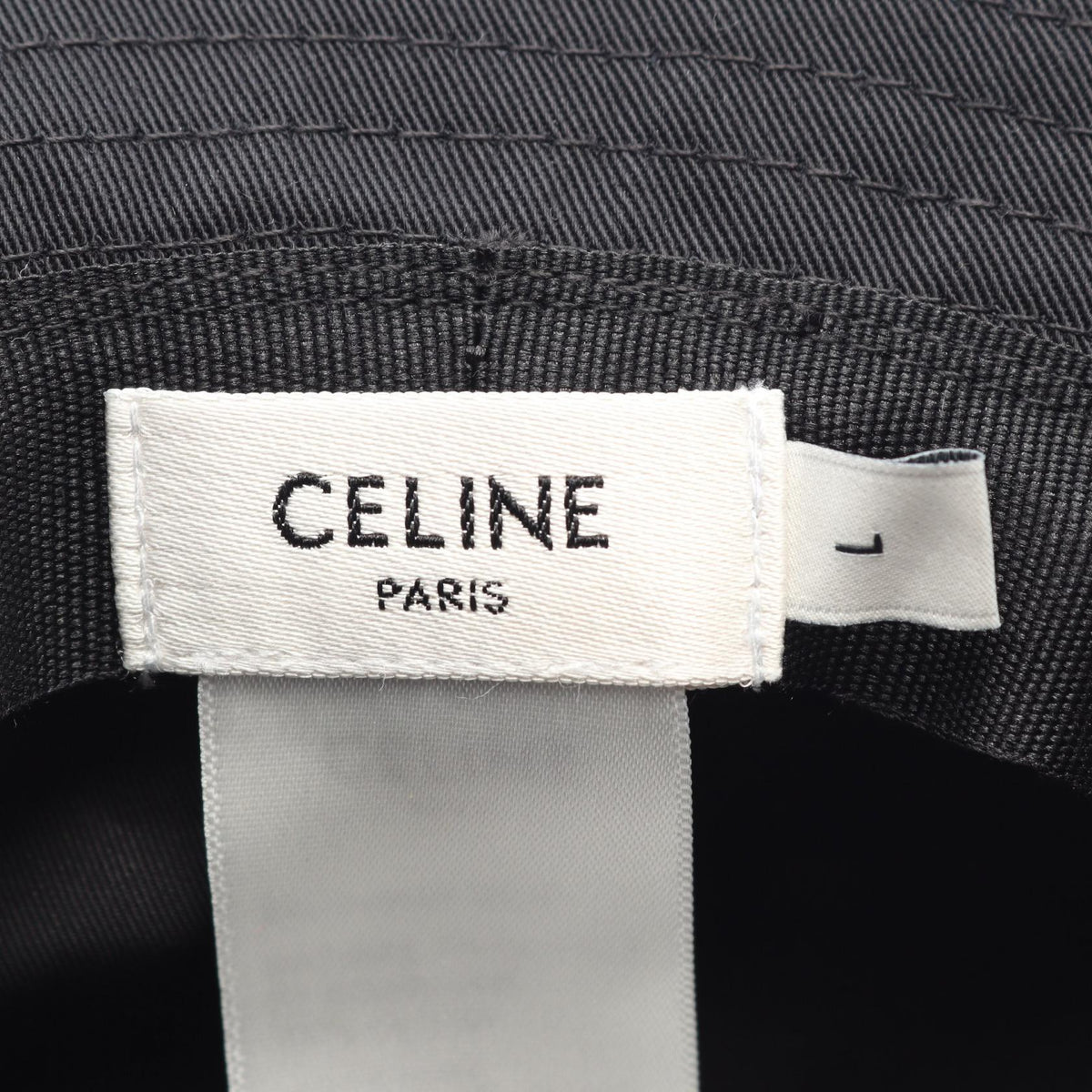 Celine Logo Embroidery Bucket Hat · Cotton
