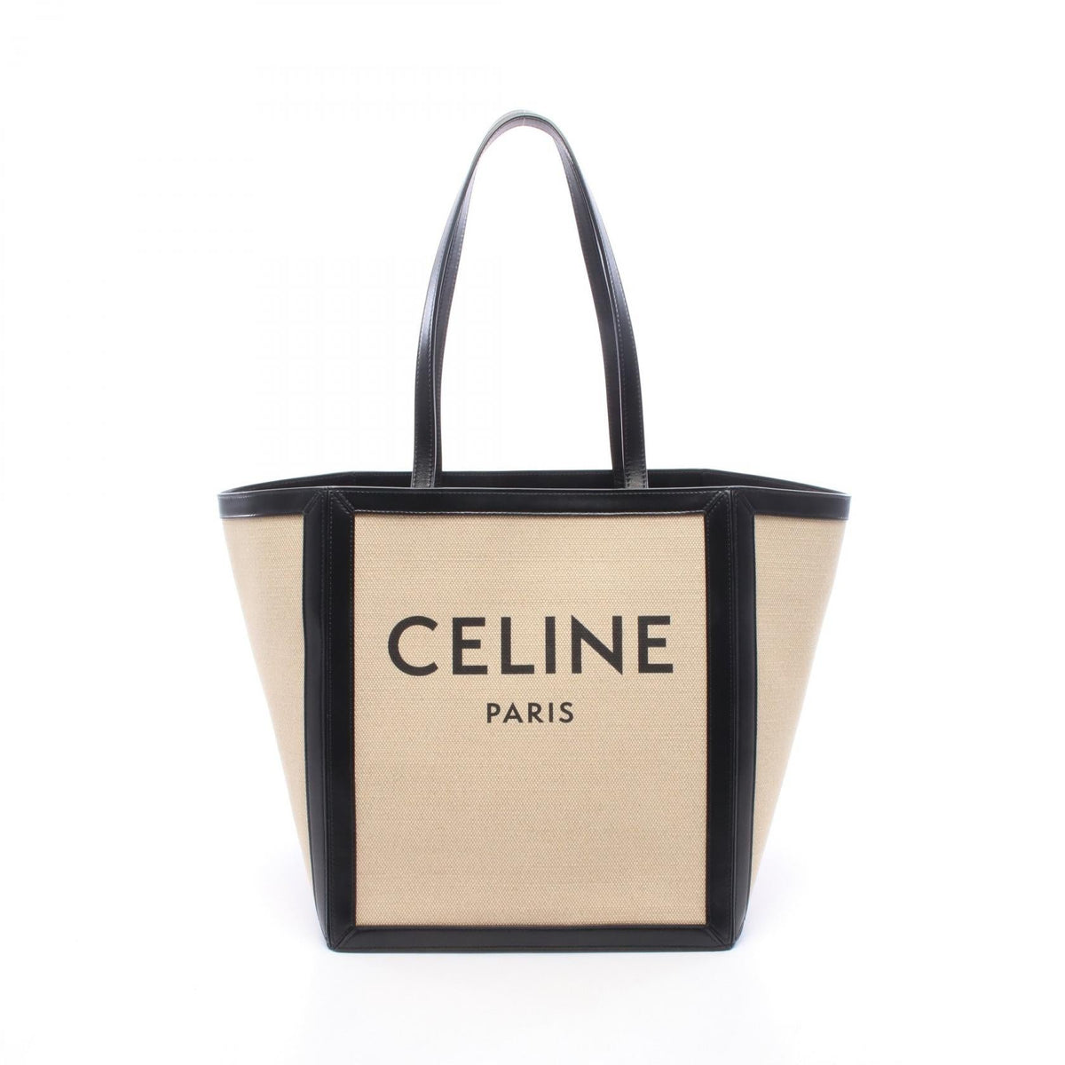 Celine Large Square Cabas · Canvas & Leather