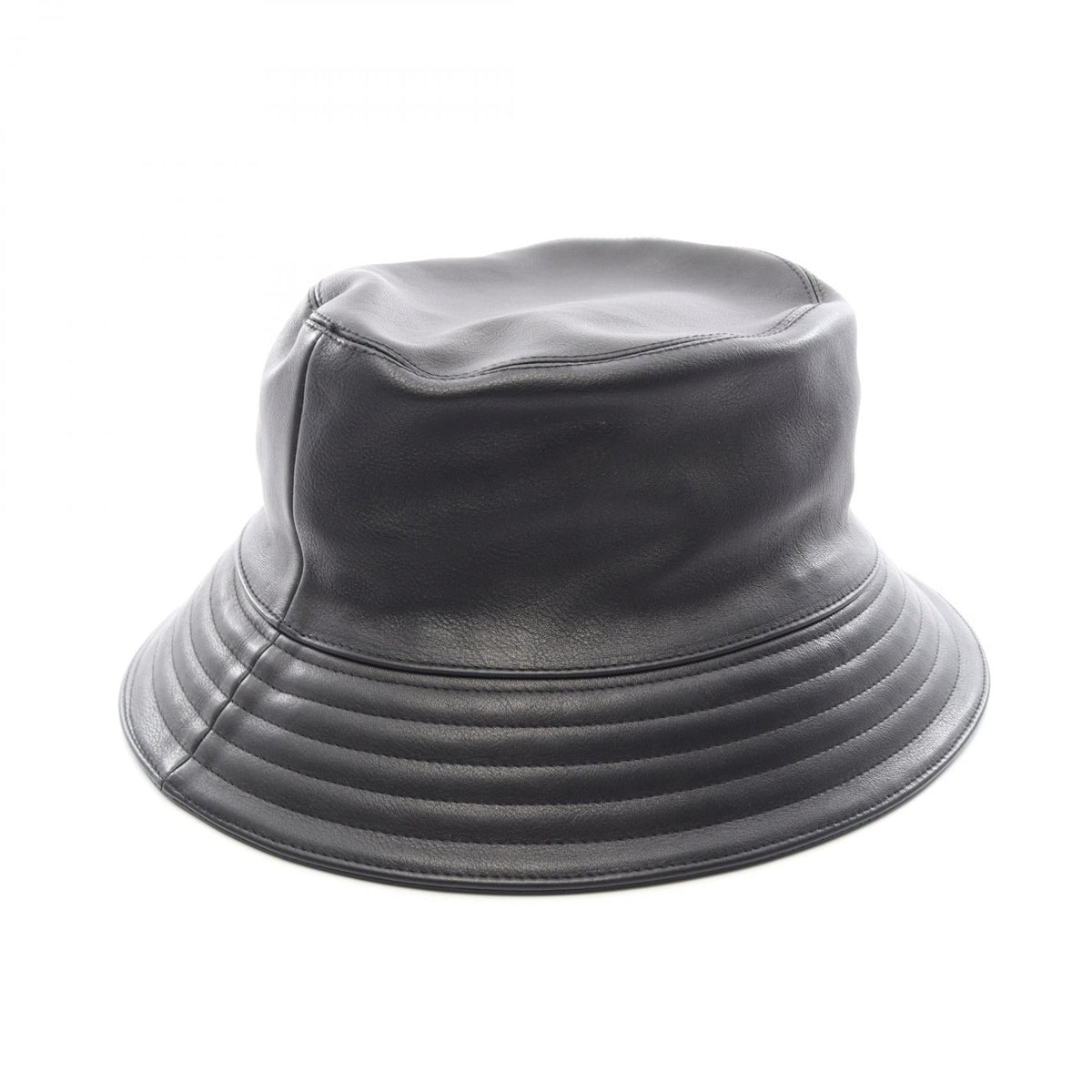 Hermès Serie Button Bucket Hat · Leather