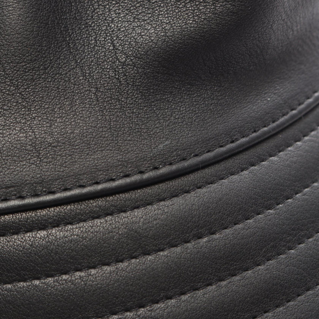 Hermès Serie Button Bucket Hat · Leather