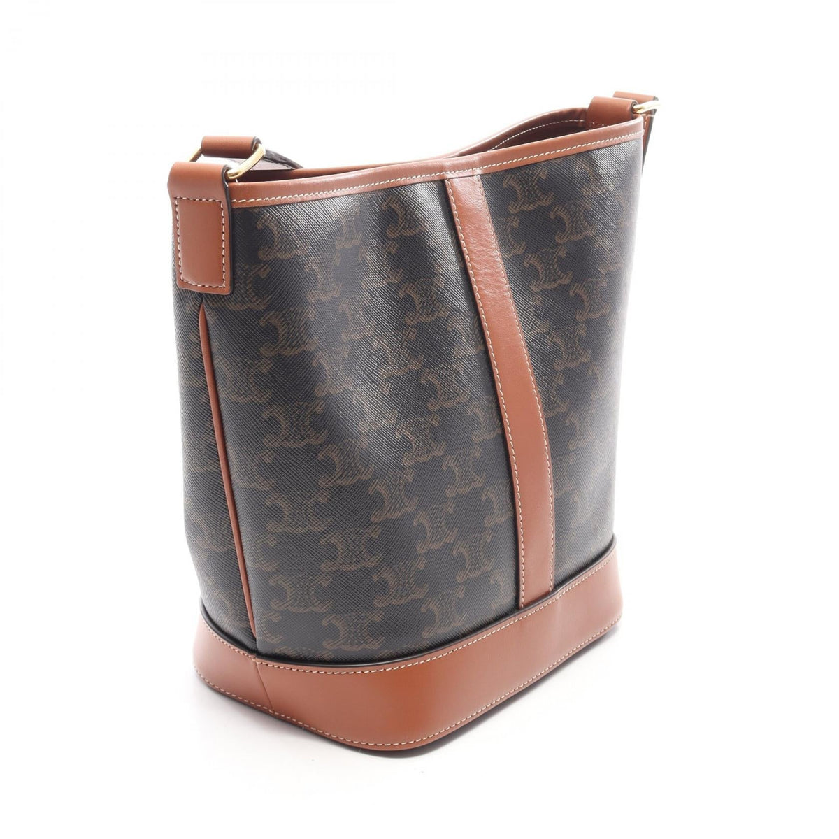 Celine Triomphe · Coated Canvas · Bucket