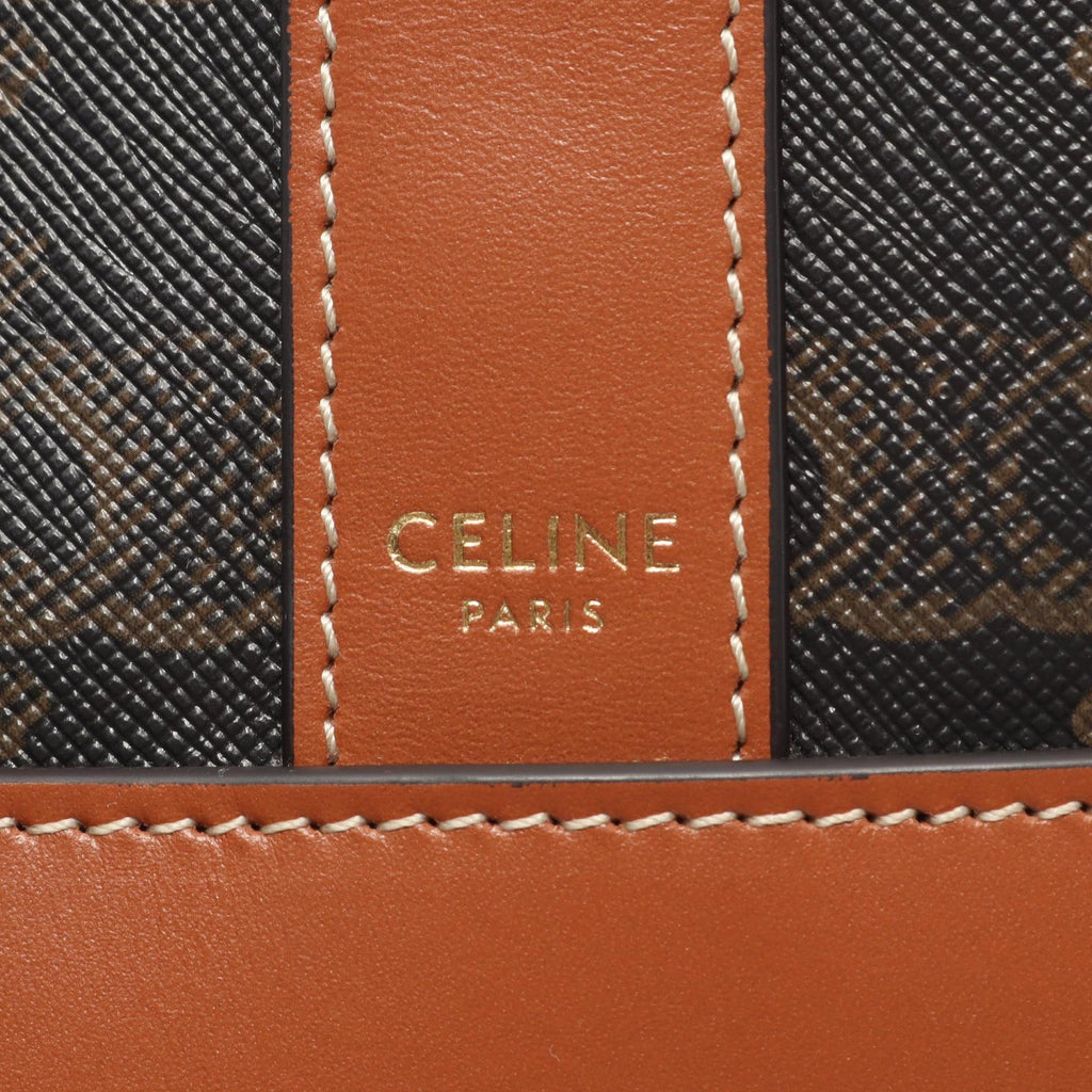 Celine Triomphe · Coated Canvas · Bucket