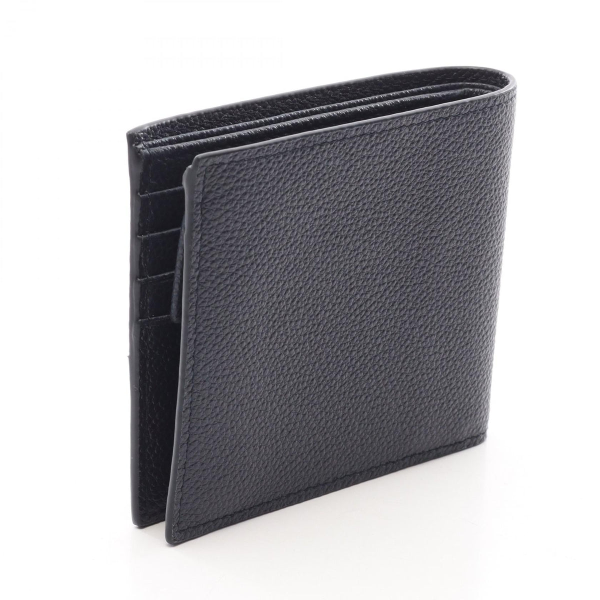 Prada · Micro Grain Leather Bi-Fold Wallet