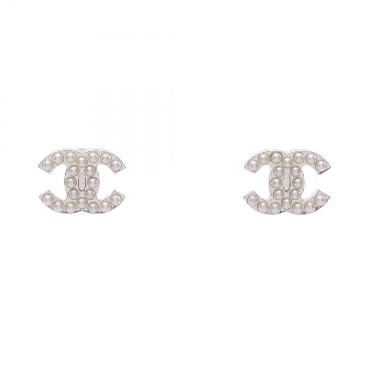 Chanel COCO Mark Pearl Earrings