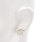 Chanel COCO Mark Pearl Earrings