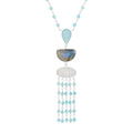 Artisan Silver by Samuel B. Choice of Gemstone Pendant w/ Chain 3.4 grams