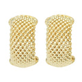 Toscana Italiana Choice of Plating Coreana Chain Wide Hoop Hoop Earring