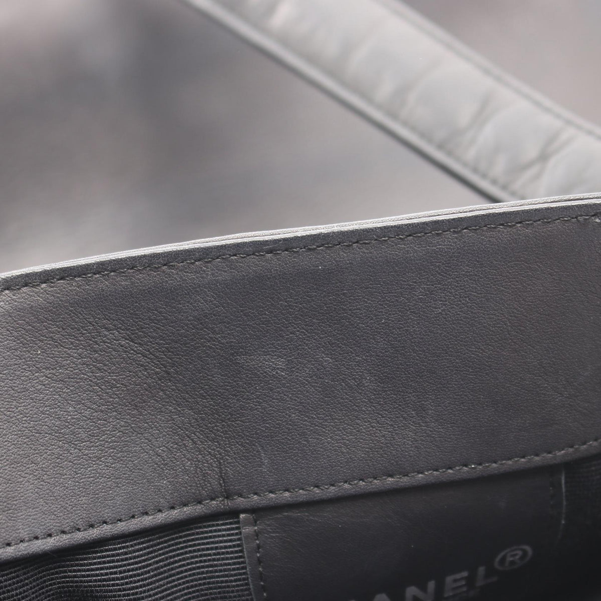 Chanel Embossed Logo · Lambskin