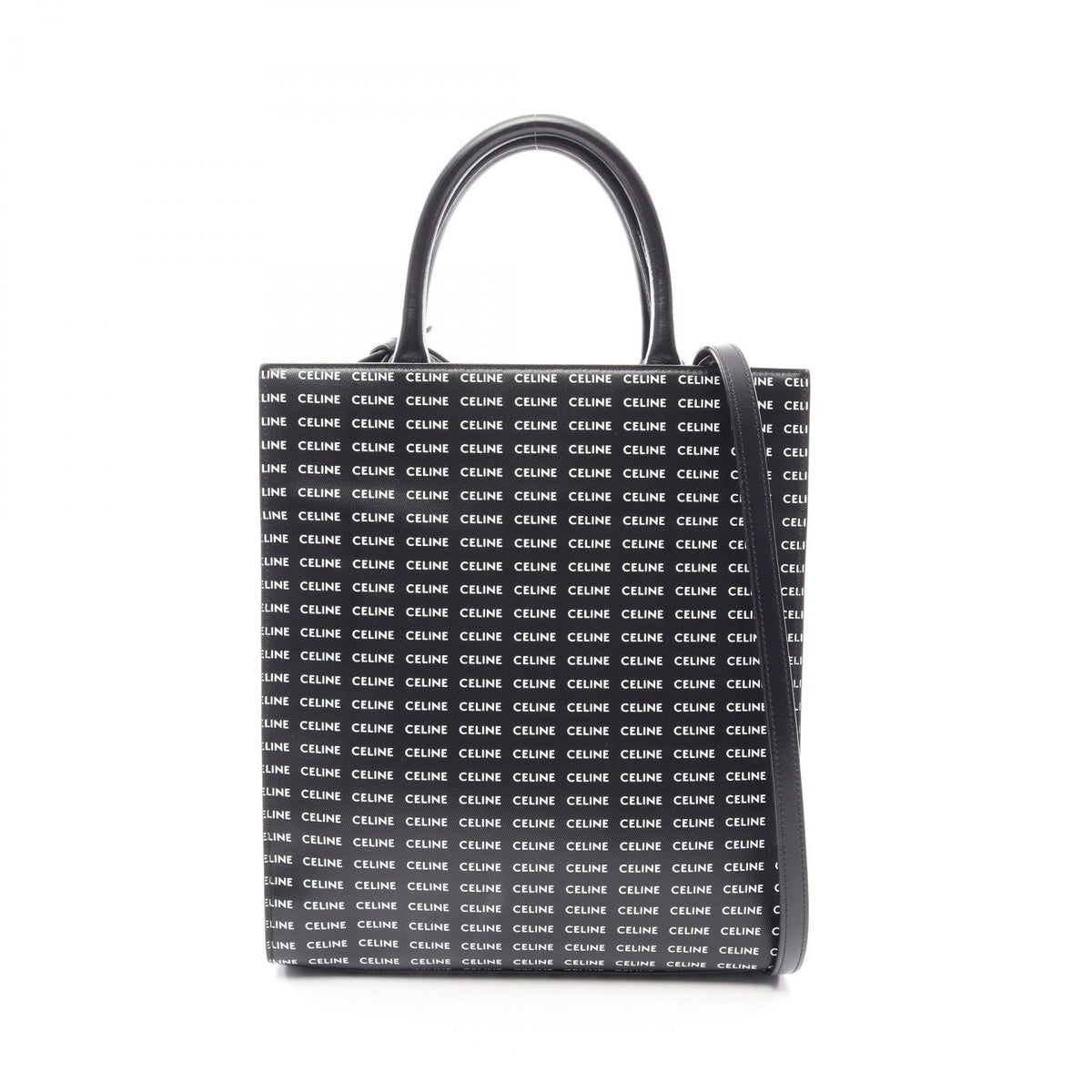 CELINE Vertical Cabas Triomphe · Canvas Leather