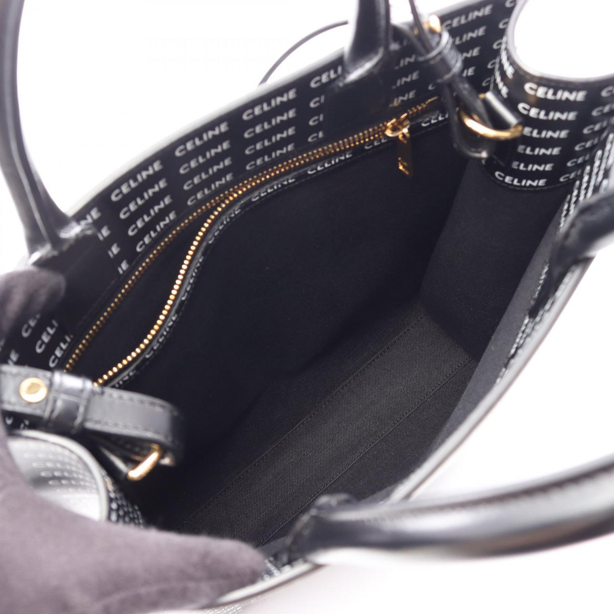 CELINE Vertical Cabas Triomphe · Canvas Leather