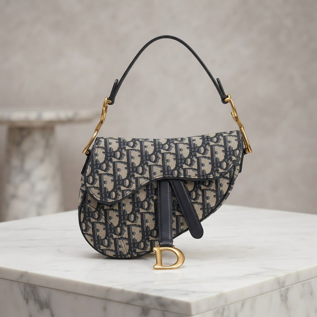 Dior Mini Saddle · Oblique Jacquard