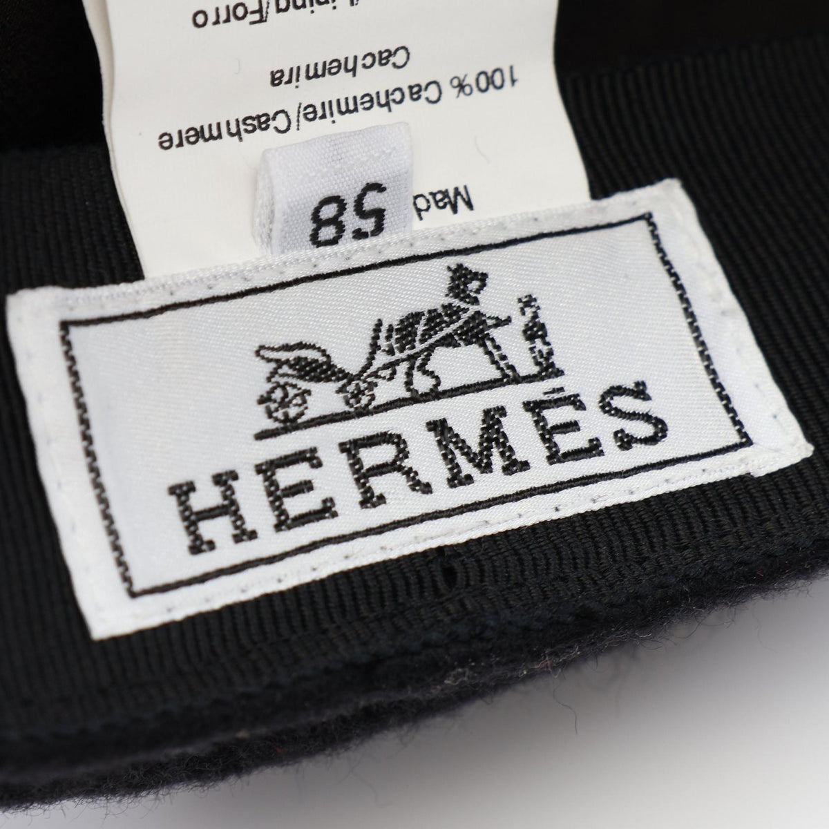 Hermès Cashmere Casquette · Cap