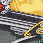 Hermès Carré 90 · Parures des Sables · Silk