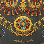 Hermès Carré 90 · Parures des Sables · Silk