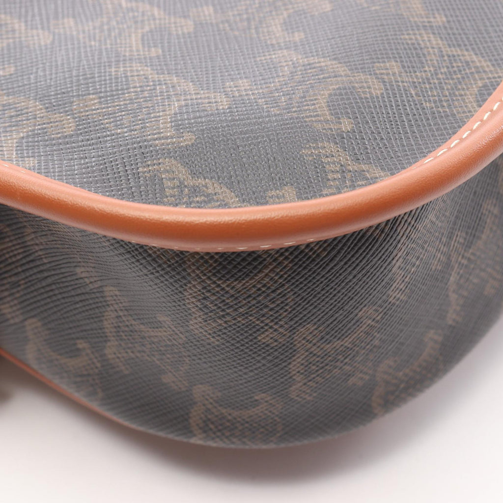 Celine Folco Medium · Triomphe · Coated Canvas