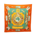 Hermès Carré 90 · Le Géographe · Silk