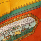 Hermès Carré 90 · Le Géographe · Silk