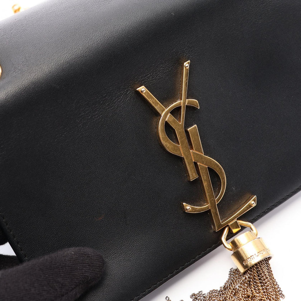 Saint Laurent Kate Monogram · Leather
