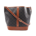 CELINE Triomphe Medium Baguette · Coated Canvas