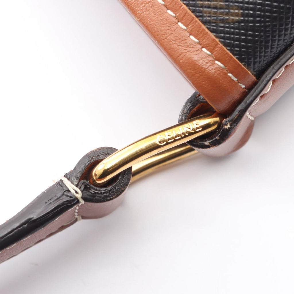 CELINE Triomphe Medium Baguette · Coated Canvas