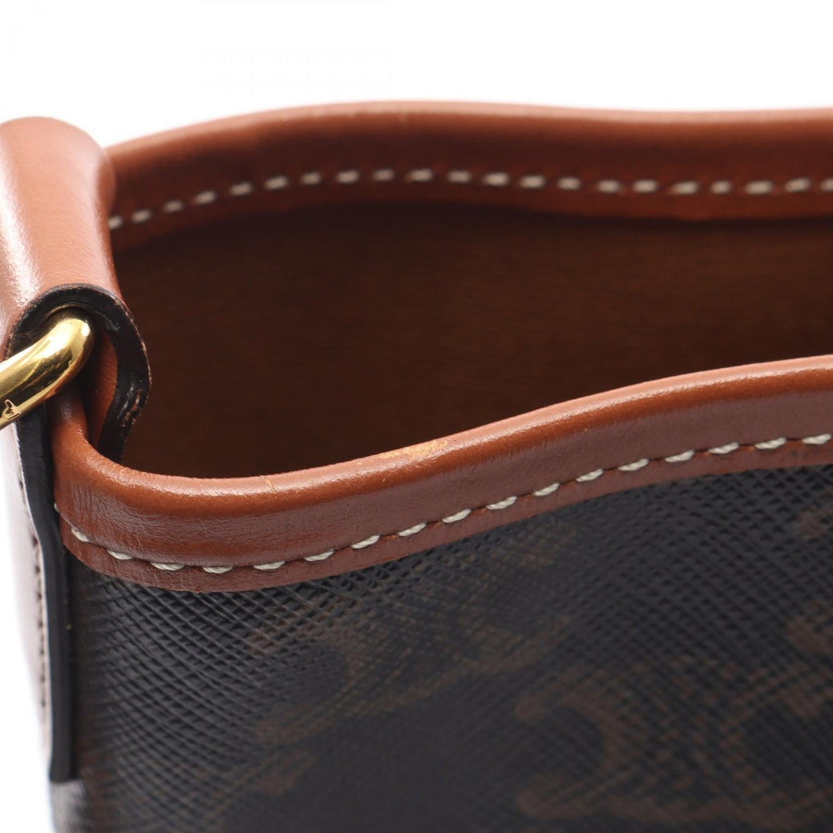 CELINE Triomphe Medium Baguette · Coated Canvas