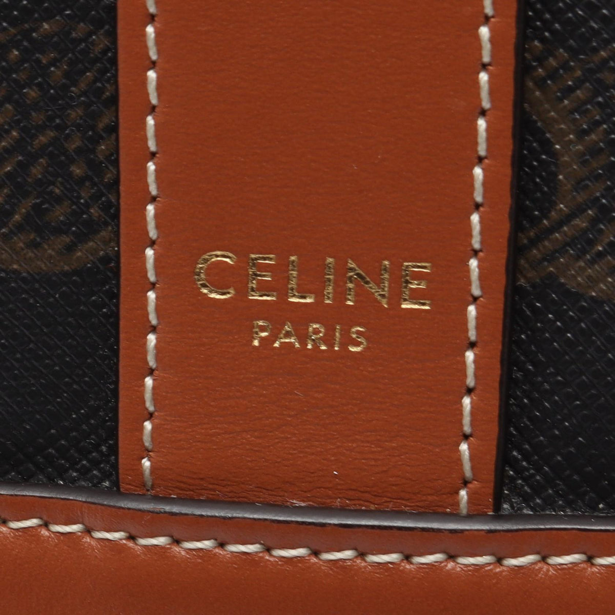 CELINE Triomphe Medium Baguette · Coated Canvas