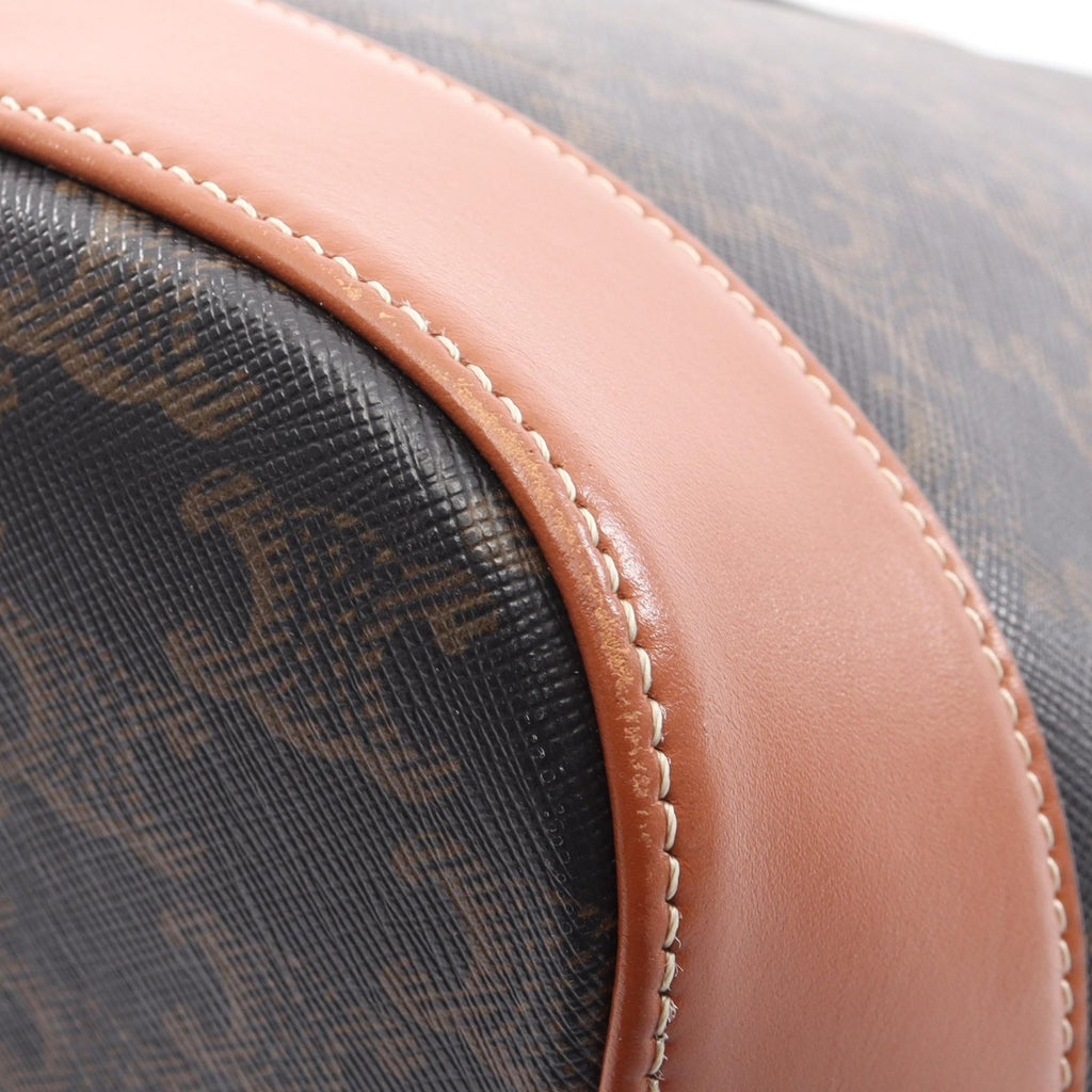 CELINE Triomphe Medium Baguette · Coated Canvas