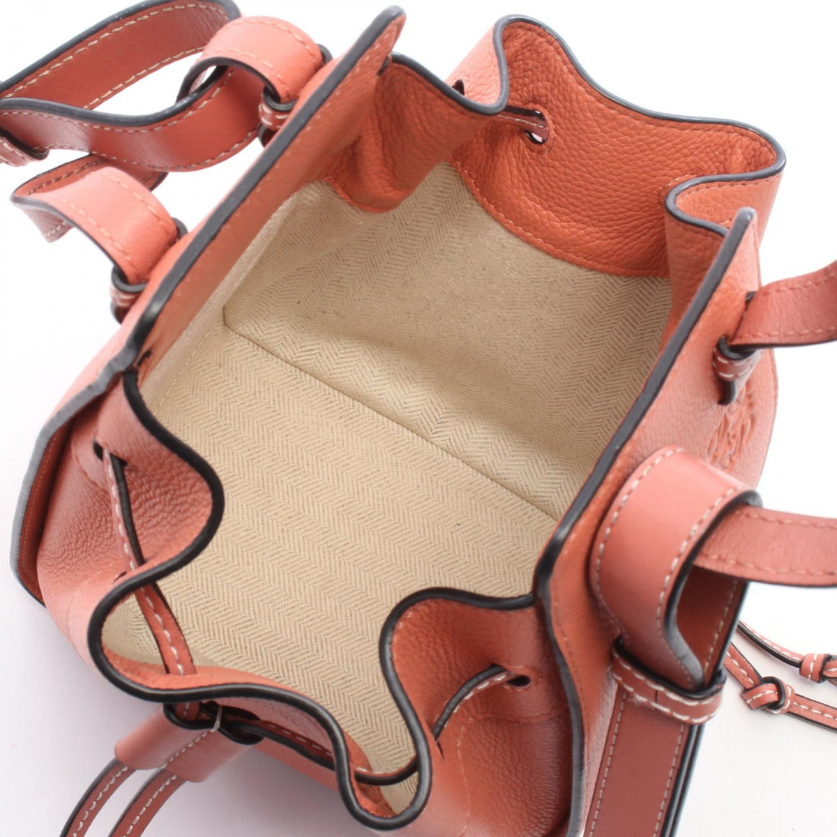 LOEWE Hammock Drawstring Mini · Leather