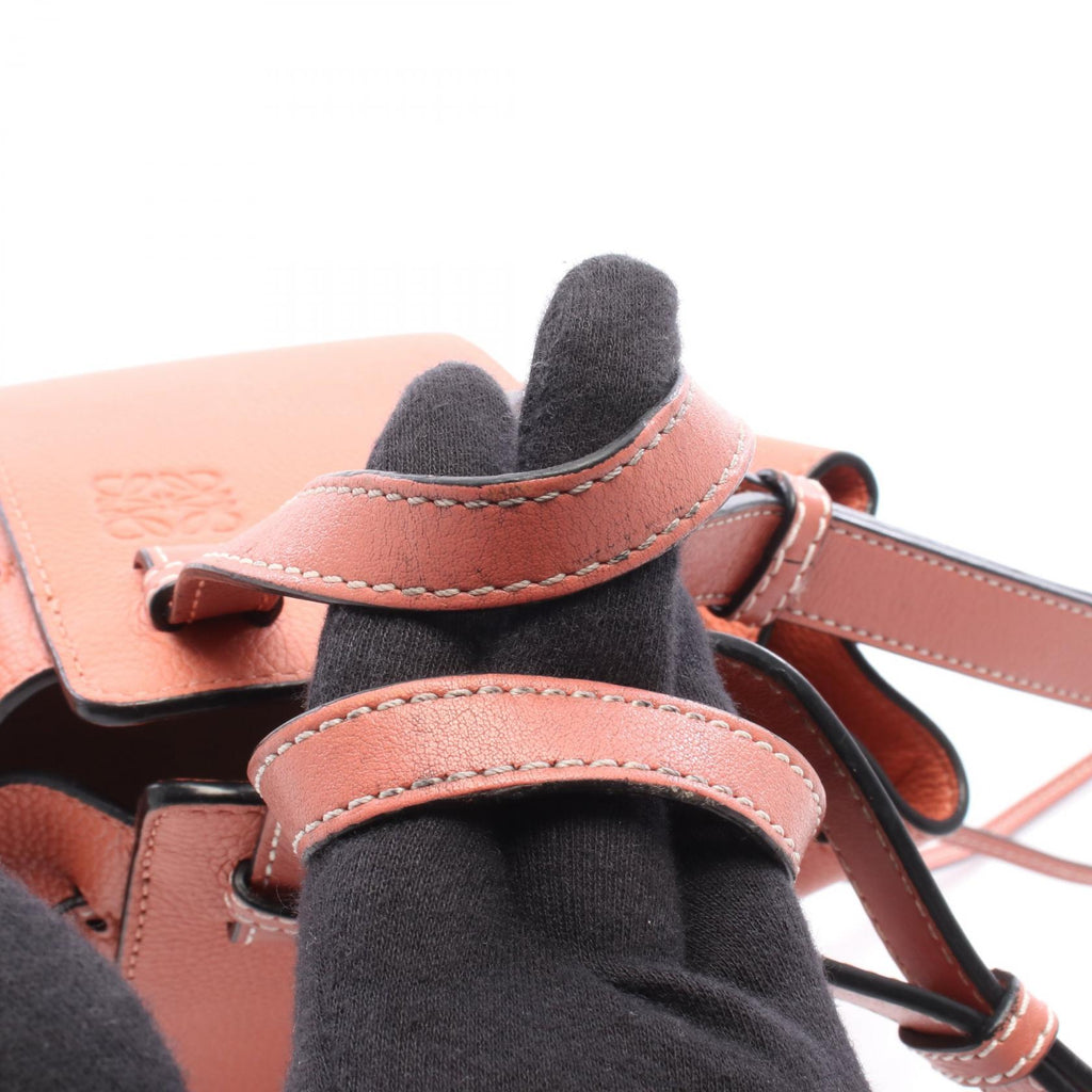 LOEWE Hammock Drawstring Mini · Leather