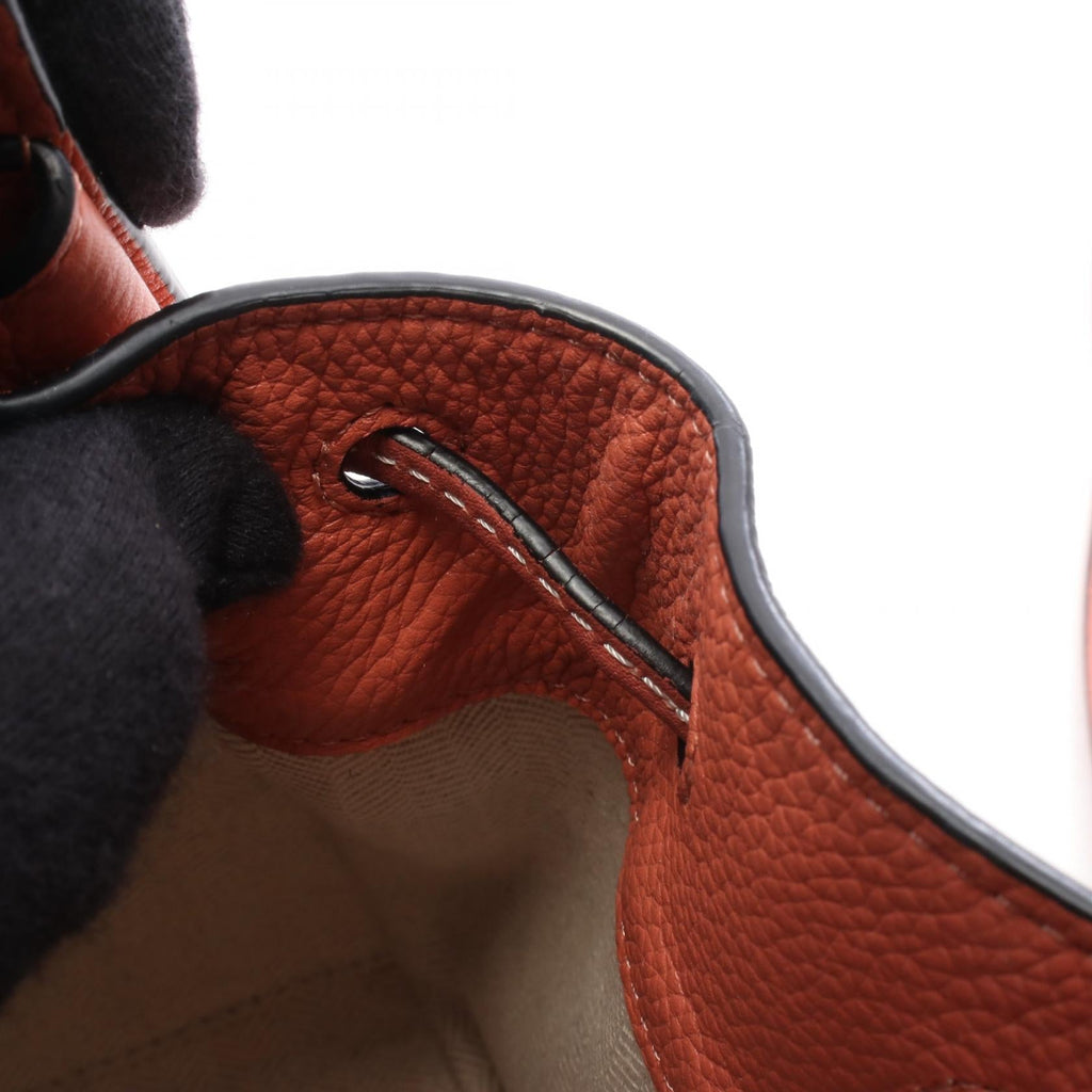 LOEWE Hammock Drawstring Mini · Leather