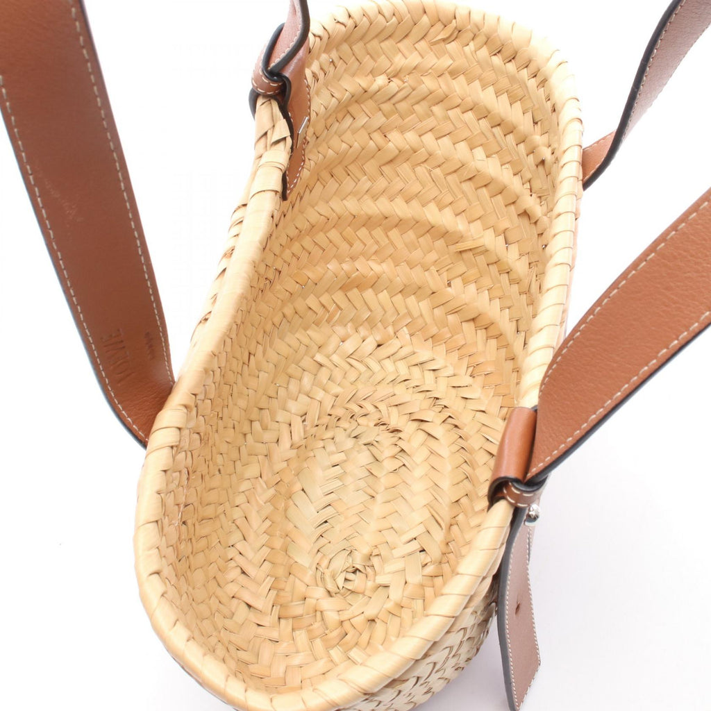 Loewe Basket Small · Leather & Raffia