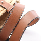 Loewe Basket Small · Leather & Raffia
