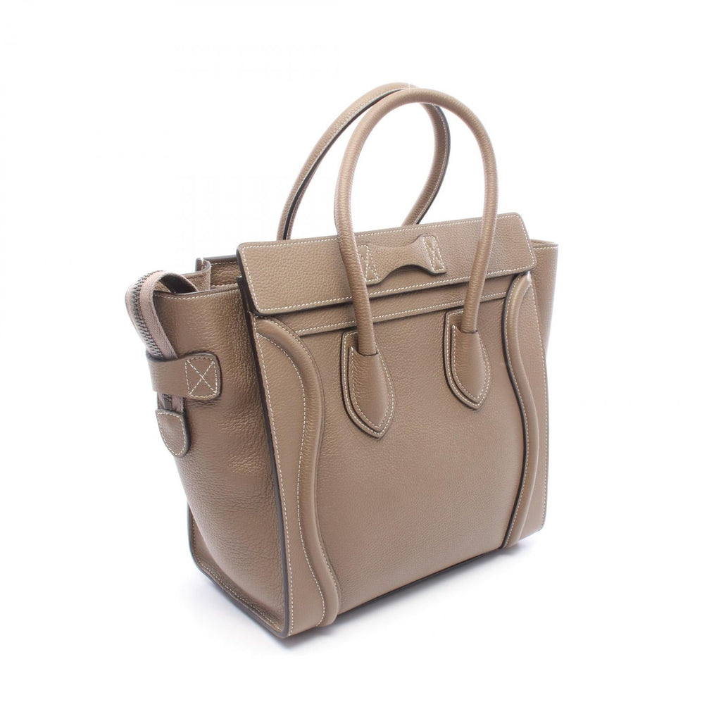 Celine Luggage Micro Shopper · Leather