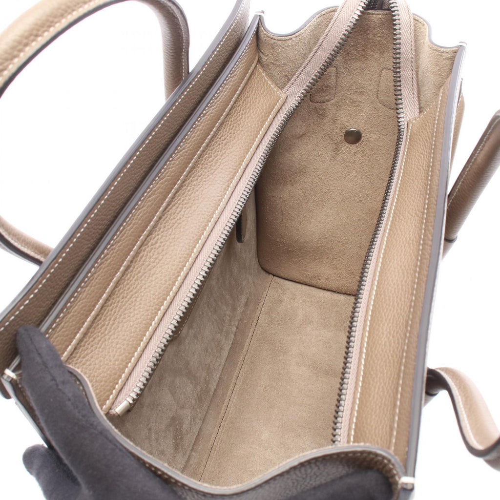 Celine Luggage Micro Shopper · Leather